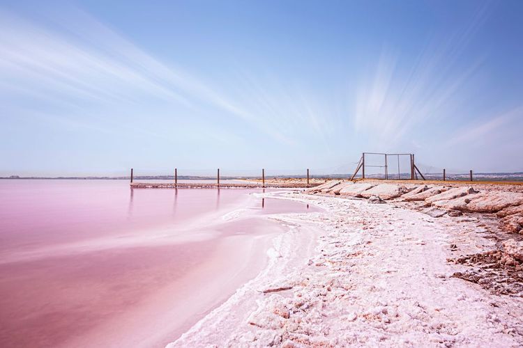 lac de Sel rose Torrevieja, Espagne
