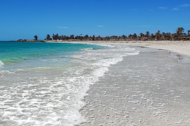 Une plage de Djerba, Tunisie