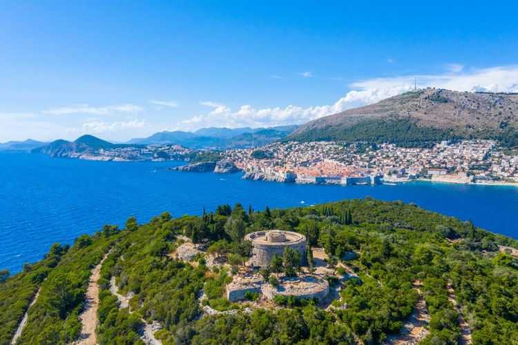 L'île de Lokrum, face à Dubrovnik