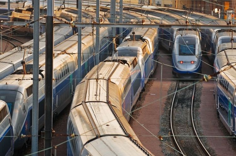 TGV en gare