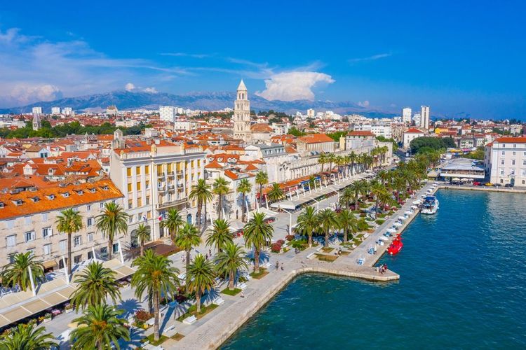 La ville de Split en Croatie