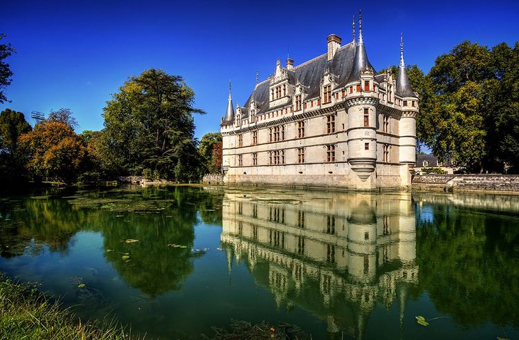 Azay-le-Rideau, encore un château sur l'eau