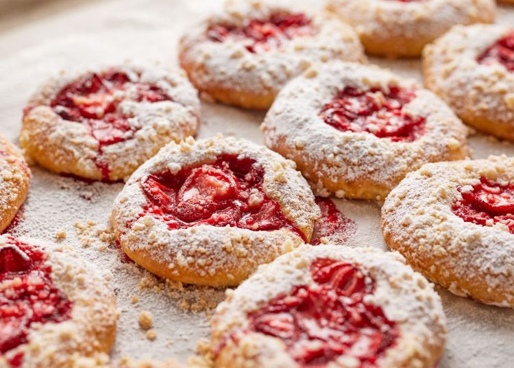 Les kolaches à la confiture, une patisserie traditionnelle tchèque.