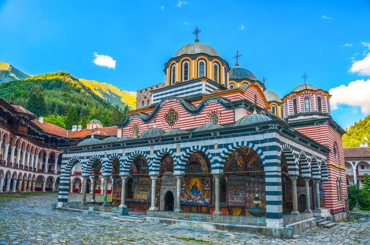 Le monastère de Rila en Bulgarie
