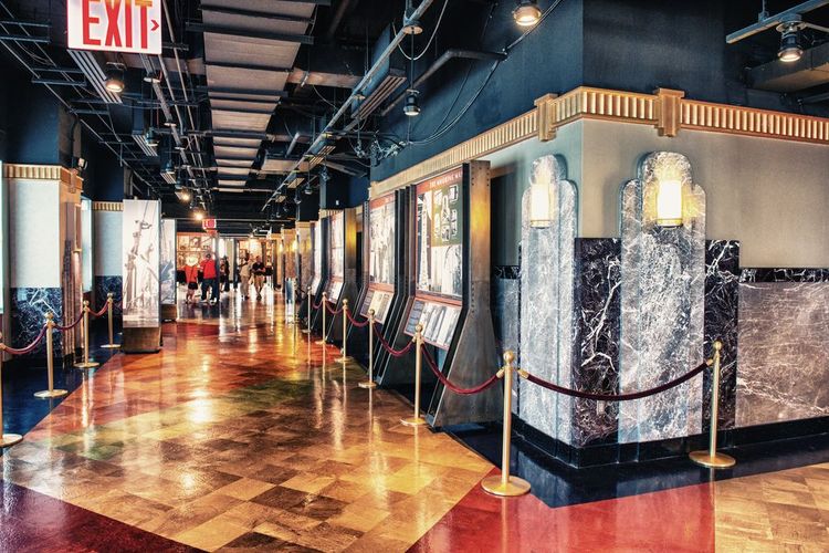The lobby of the Empire State Building