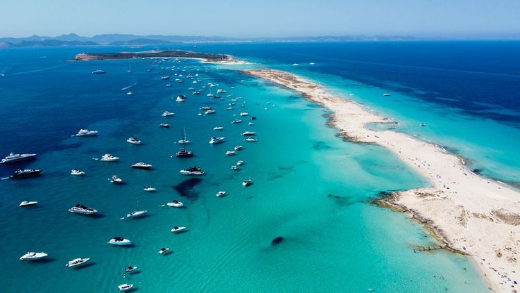 Plage de Ses Illetes à Formentera