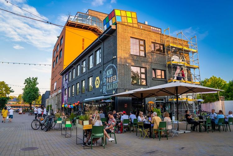 Le quartier Telliskivi à Tallinn en Estonie