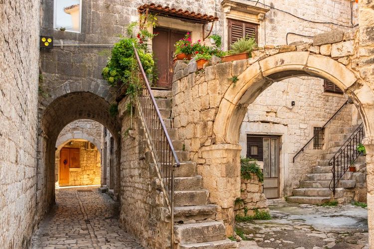 Les vieux quartiers de Trogir