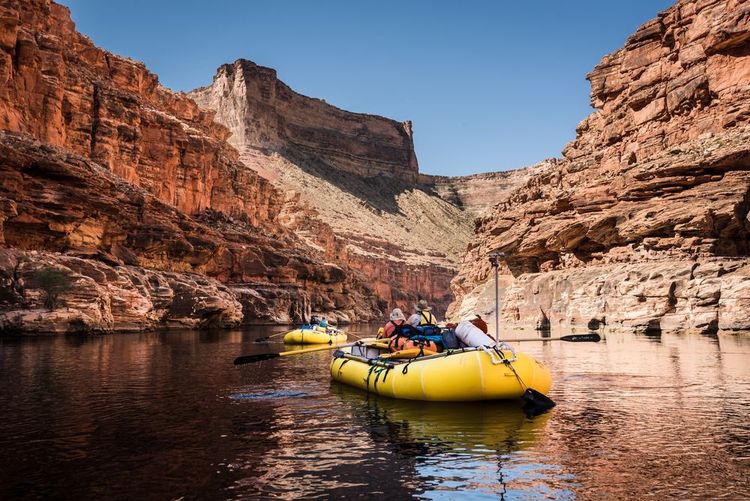 Rafting sur le fleuve Colorado