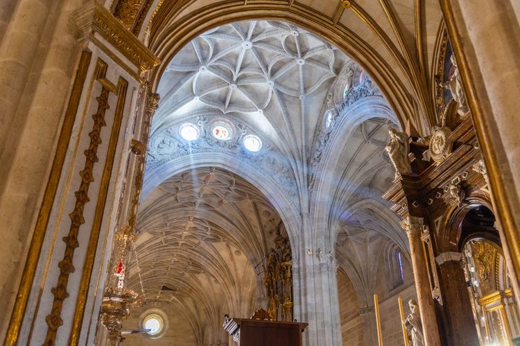 Les voutes gothiques de la cathédrales d'Almeria