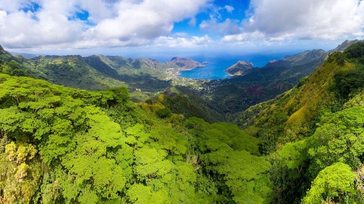 Nuku hiva dans l'archipel des Marquises en Polynésie française
