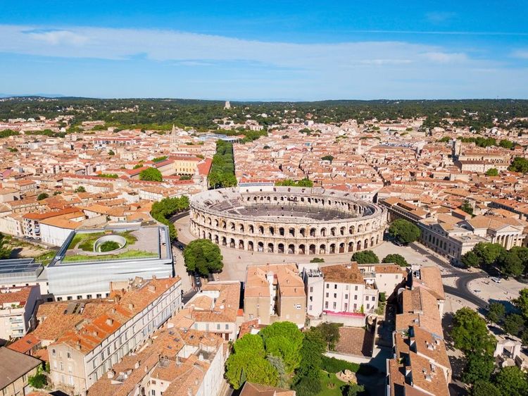 Les arènes de Nîmes, Gard