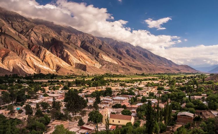 Ville de Maimara, Province de Jujuy, Quebrada de Humahuaca, Argentine