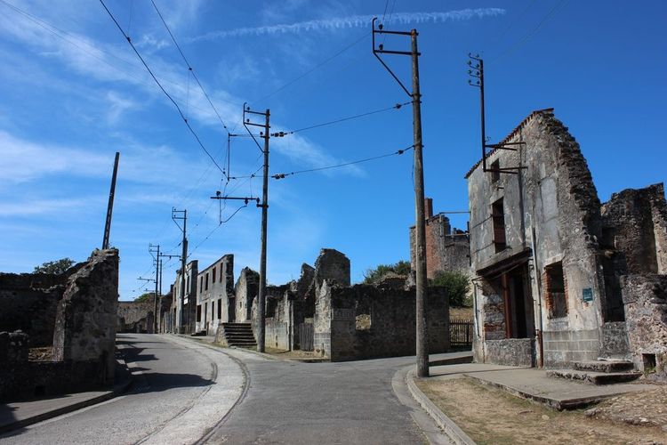 Les ruines d'Oradour-sur-Glane