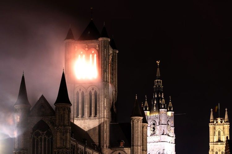 Pendant le Ghent Festival