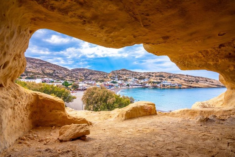 Plage de Matala