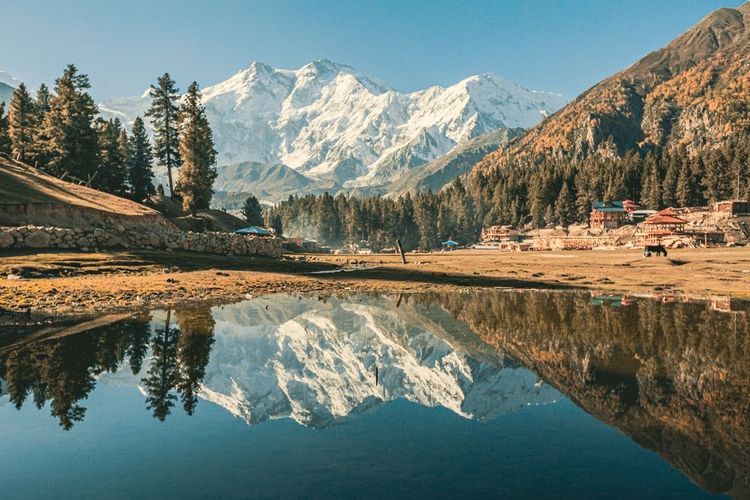 Paysage de montagne au Pakistan.