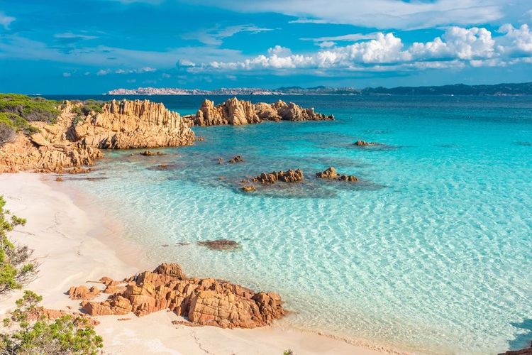'île de Budelli, Archipel de la Maddalena, Sardaigne, Italie