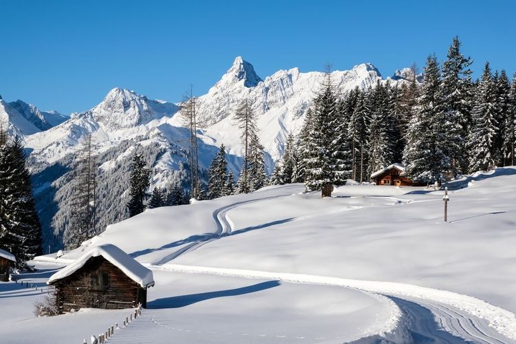 La vallée de Montafon, Vorarlberg, Autriche