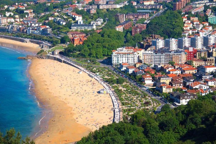Le littoral de Saint-Sébastien.