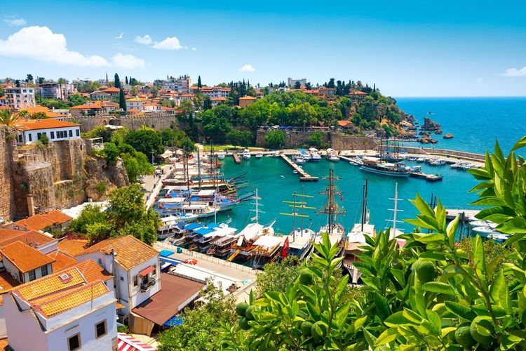 Le vieux port dans la Vieille Ville, Antalya