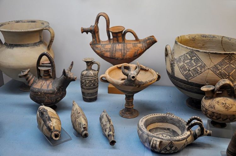 Musée archéologique de Nicosie, artéfacts antiques