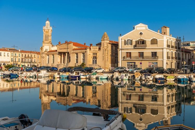 Le canal de la Peyrade à Sète.