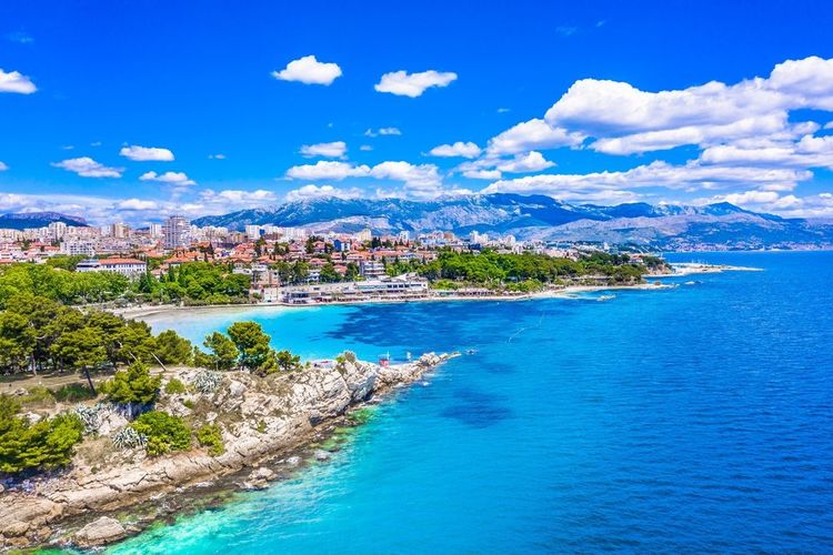 Split et sa fameuse plage de Bačvice