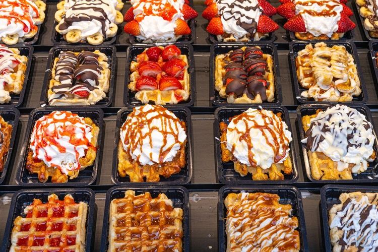 Gaufres liégeoises, Bruxelles