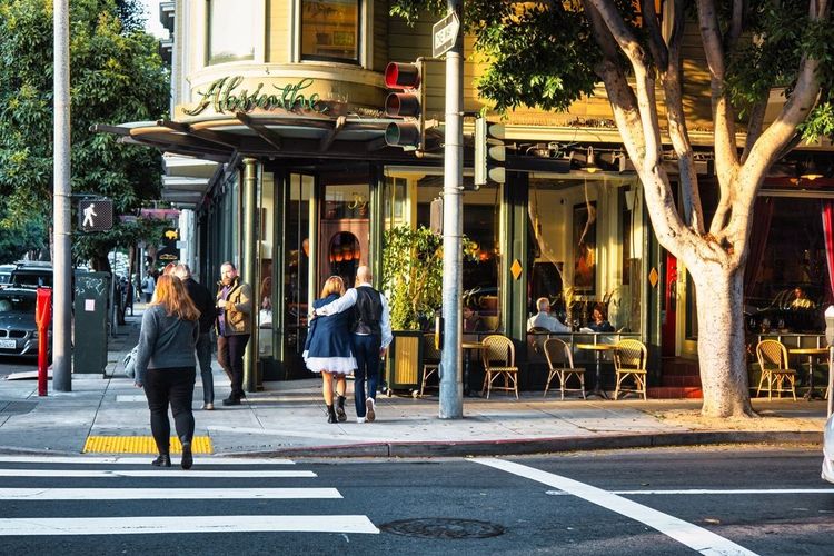 Le restaurant l'Absinthe à San Francisco