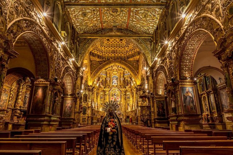 La cathédrale de Quito