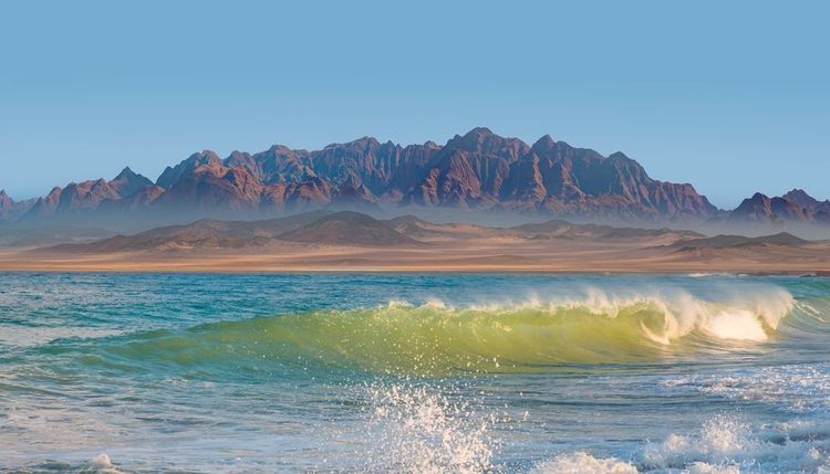 La côte de Skeleton, Namibie, Afrique du Sud