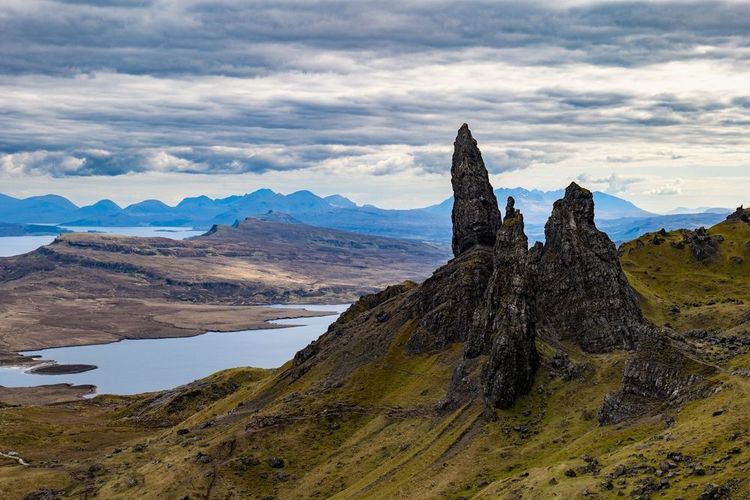 Vieil homme de Storr, sur l'île de Sky, Écosse