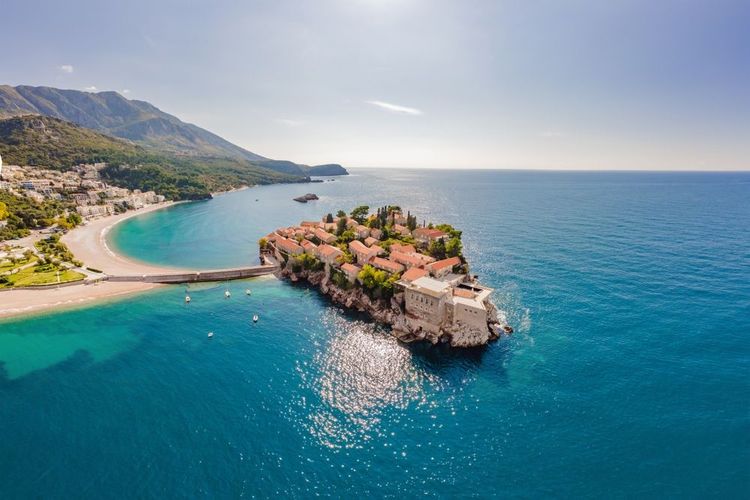 Ile de Sveti Stefan à Budva, Monténégro