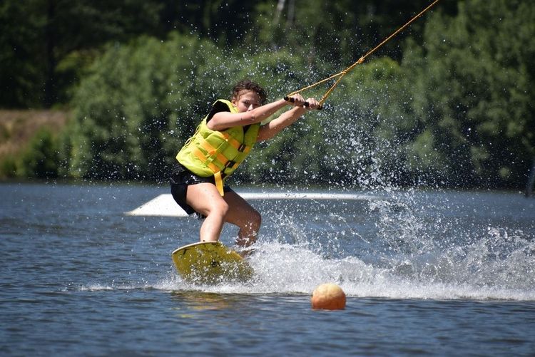 Wakeboard sur le lac