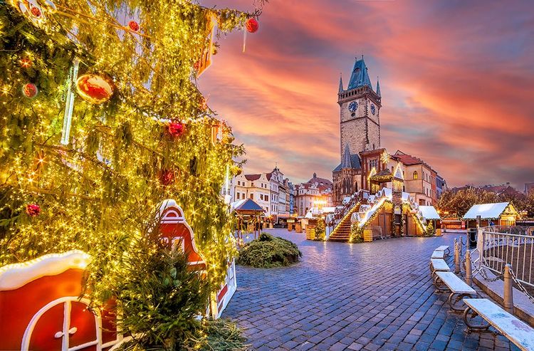 Le marché de Noël de Prague, dans la Vieille Ville
