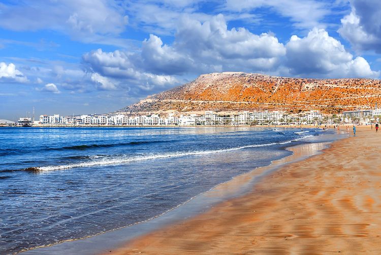 Agadir et son immense plage