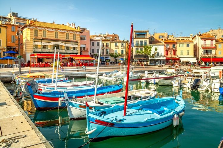 Le port de pêche de Cassis.