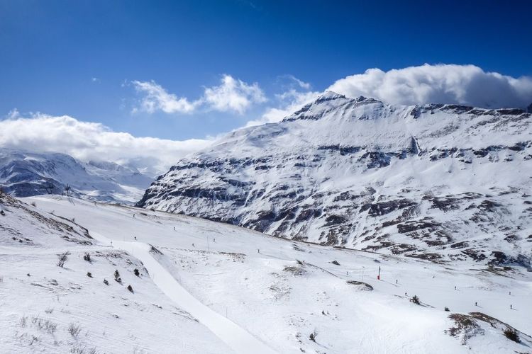 Paysages enneigés de Val-Cenis.