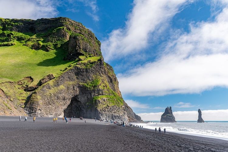 Plage de Vik et Islande