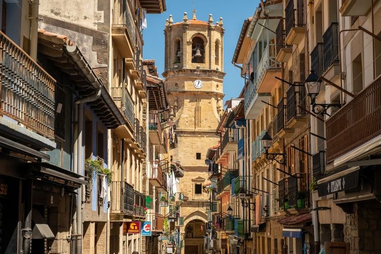 Getaria près de la ville de San Sebastian, Espagne
