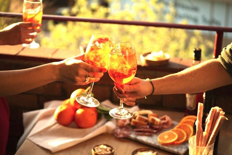 Un Spritz est rafraîchissant