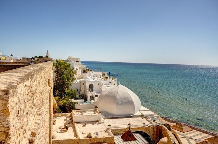 Murailles d'Hammamet en Tunisie