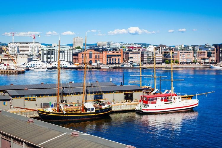Le quartier très touristique d'Aker Brygge