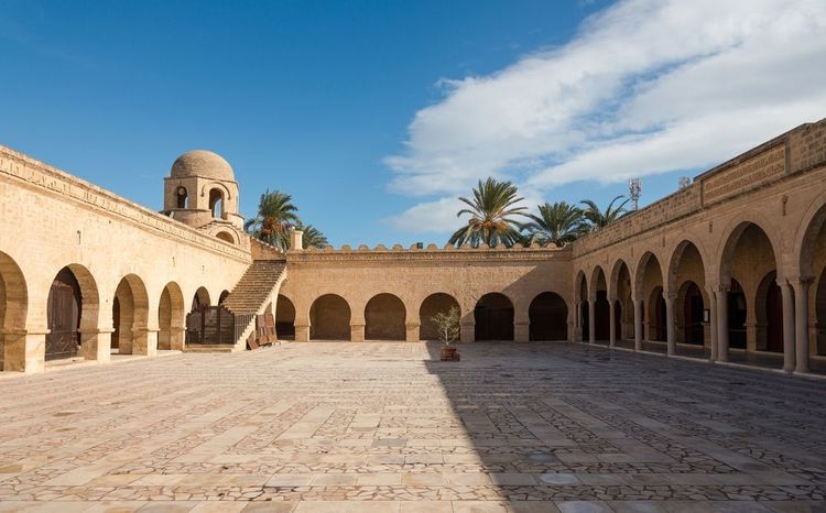 Cour de la grande mosquée, Tunisie