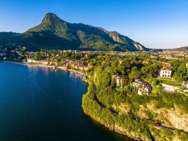 Malgrate, de l'autre côté du lac