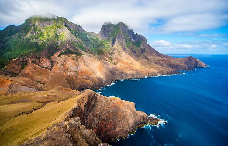 L'île de Robinson Crusoé dans l'archipel de Juan Fernandez