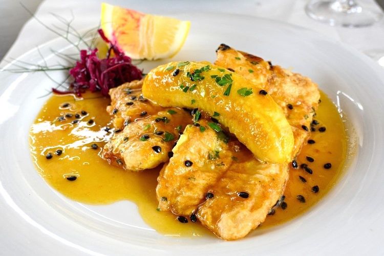 L'espada, banane et fruits de la passion