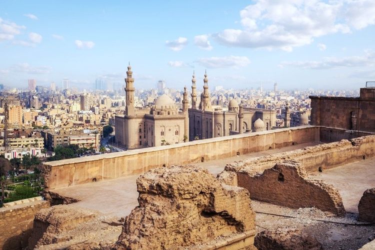 Vue sur Le Caire depuis la citadelle de Saladin