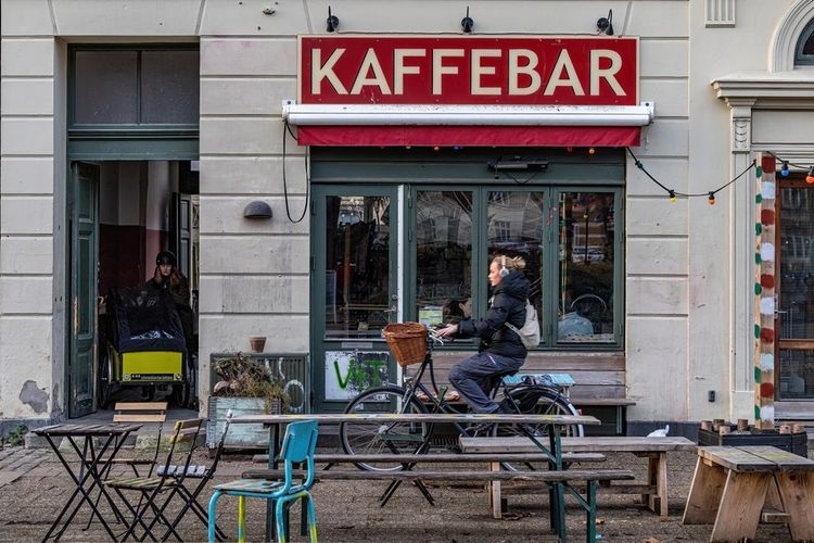 Quartier de Norrebro, Copenhague, Danemark